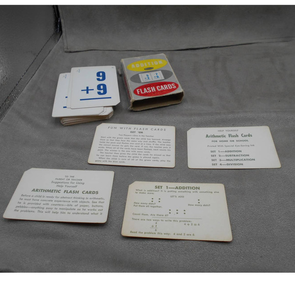 Whitman Help Yourself Math Flash Card Lot: Addition & Subtraction - Picture 4 of 10
